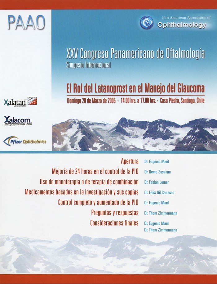 Congreso Panamericano de Oftalmología - Santiago de Chile